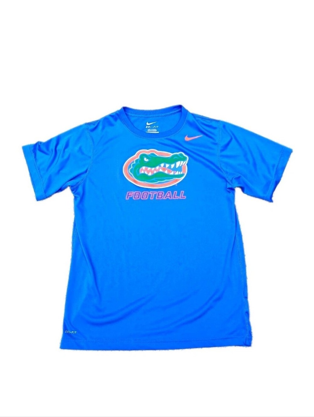 Nike Florida Gators Blue Football Dri-FIT Tee Youth XL
